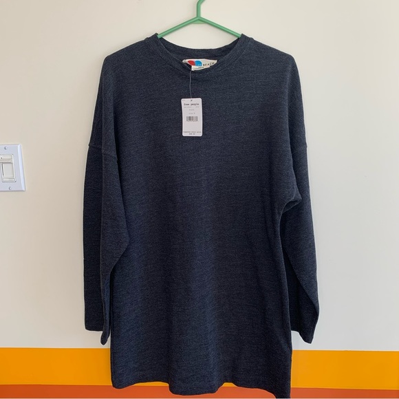 free people Beach Magnolia Dolman Mini Dress . - Picture 7 of 10